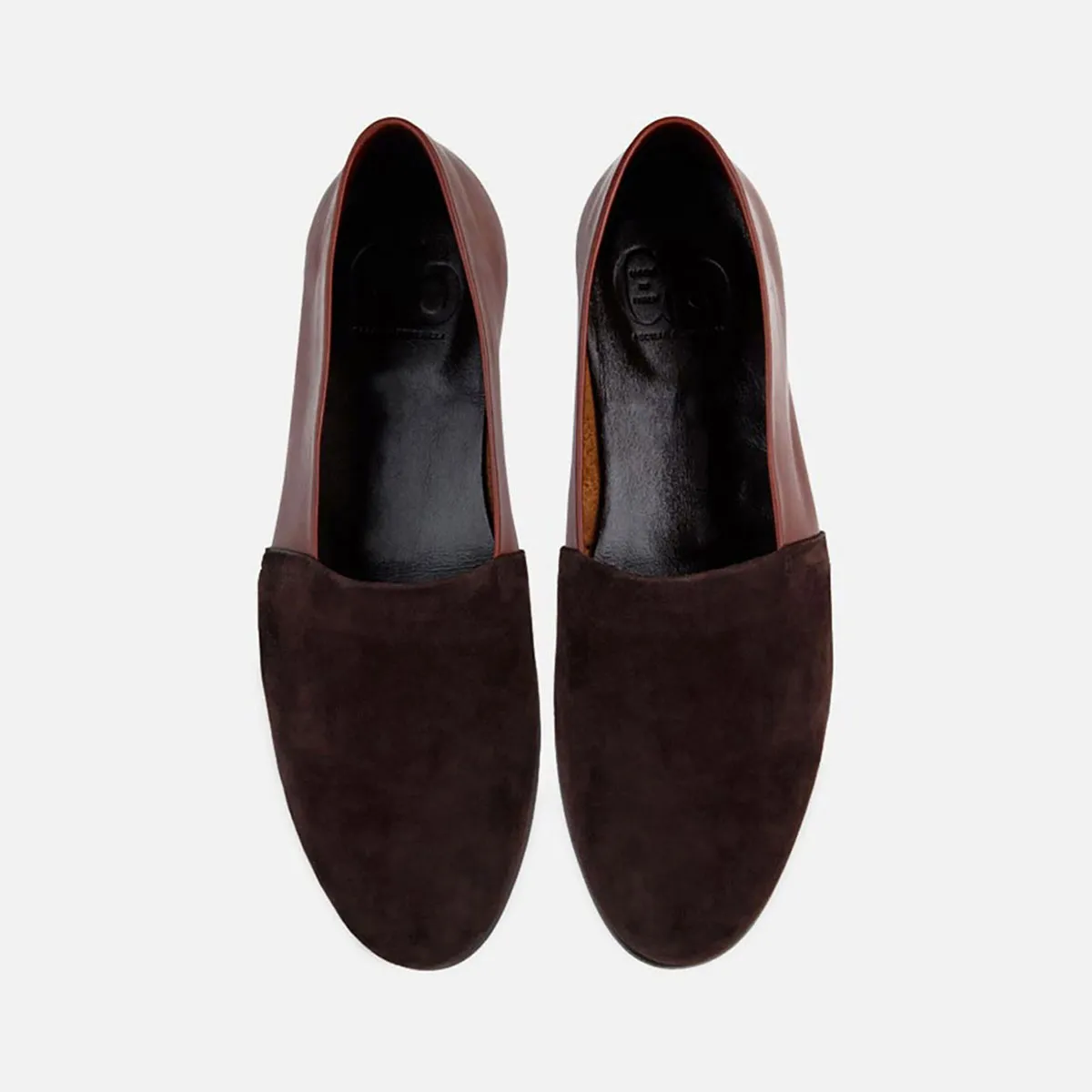 Cecilia Bringheli Amalfi espadrile maro piele intoarsa