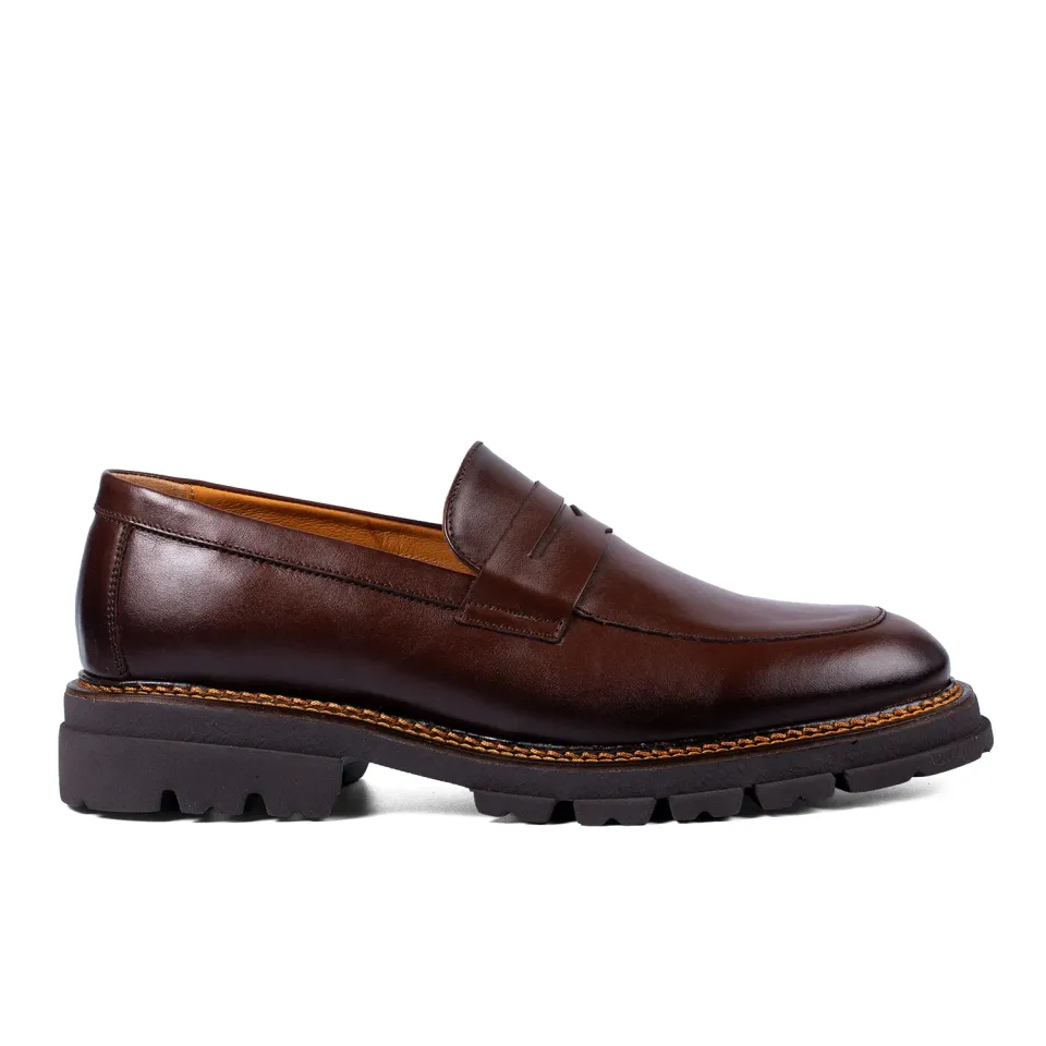 Lucas Shoes Ezra Ukr mocasini piele maro
