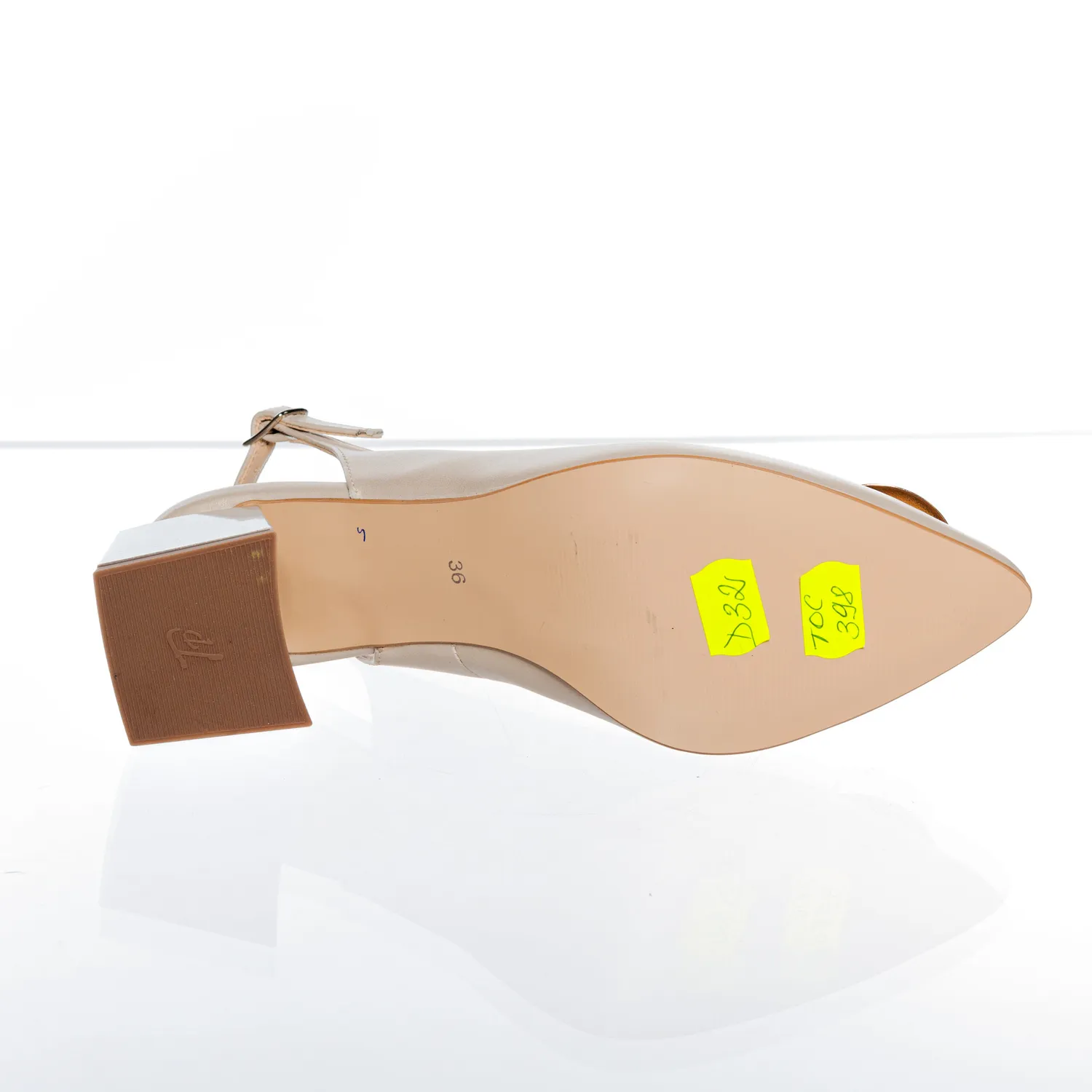Catinca Shoes D32 sandale dama piele bej sidef