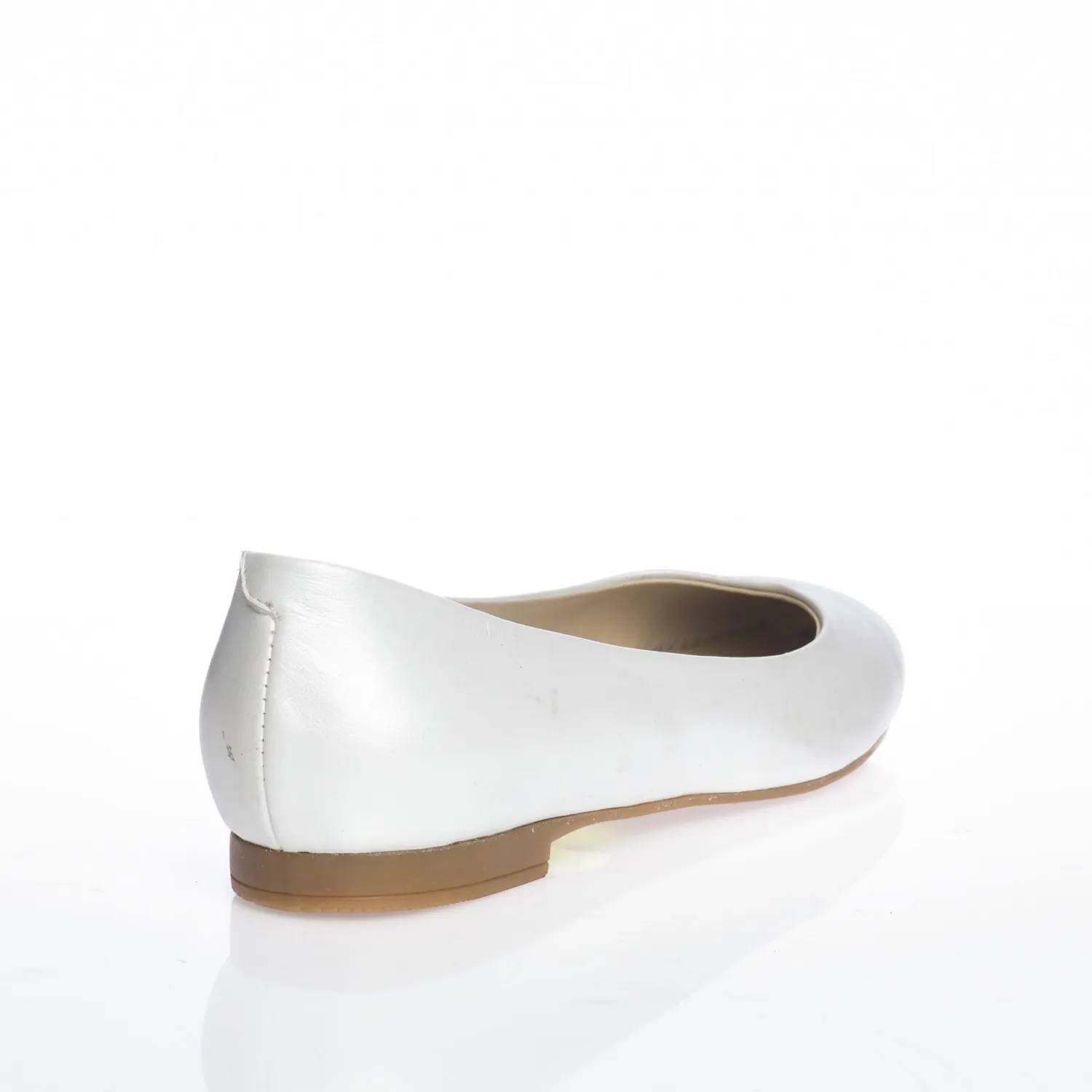 Catinca Shoes BL1 A balerini dama piele naturala albi