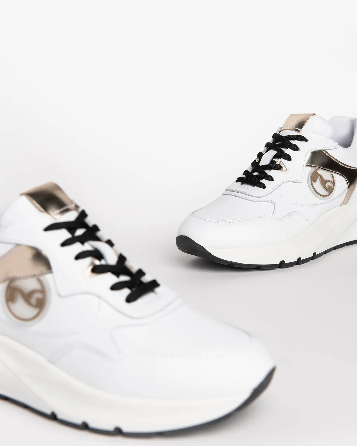 NeroGiardini sneakers damă piele naturală toamnă