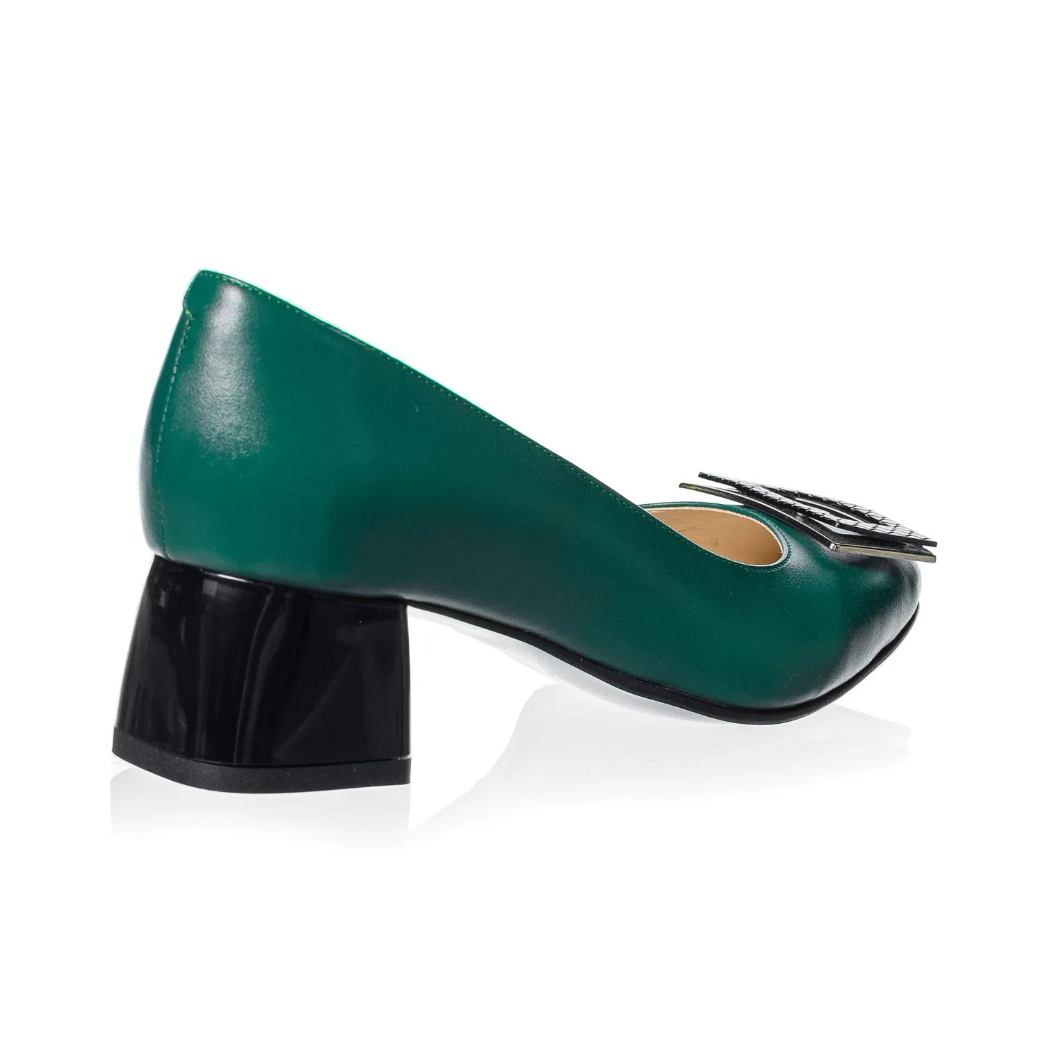 Catinca Shoes A34 VB pantofi piele naturala verde box