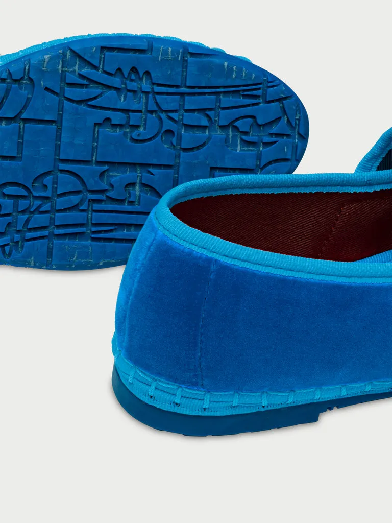 Flagelus Lady Sophie Blue pantofi Mary Jane albastri