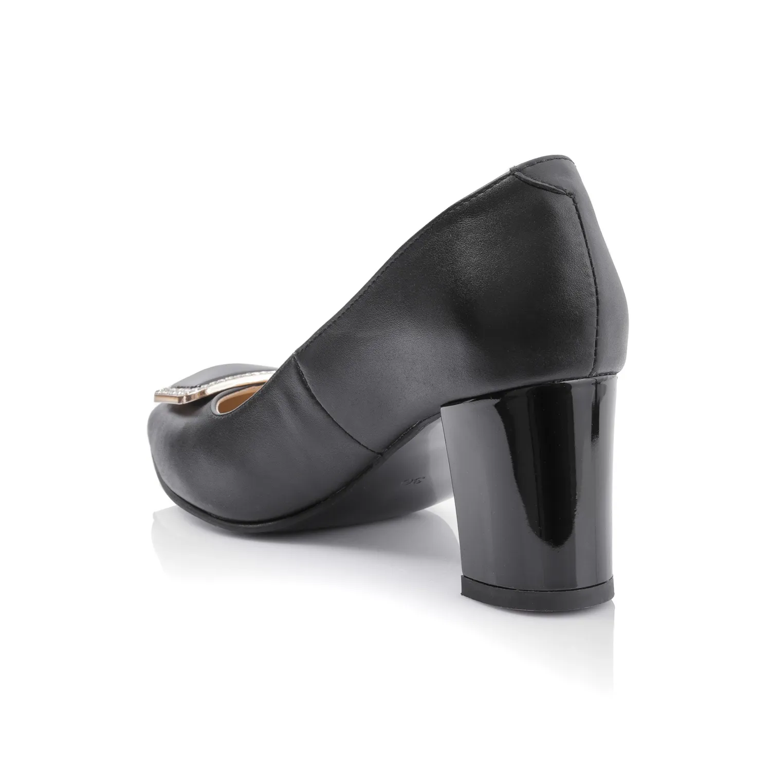 Catinca Shoes A61 NE pantofi dama negru piele naturala