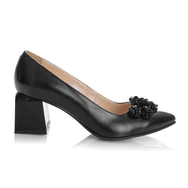 Catinca Shoes A60 N pantofi dama piele naturala negru box