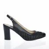 Catinca Shoes D23 NBB sandale dama piele negru buline