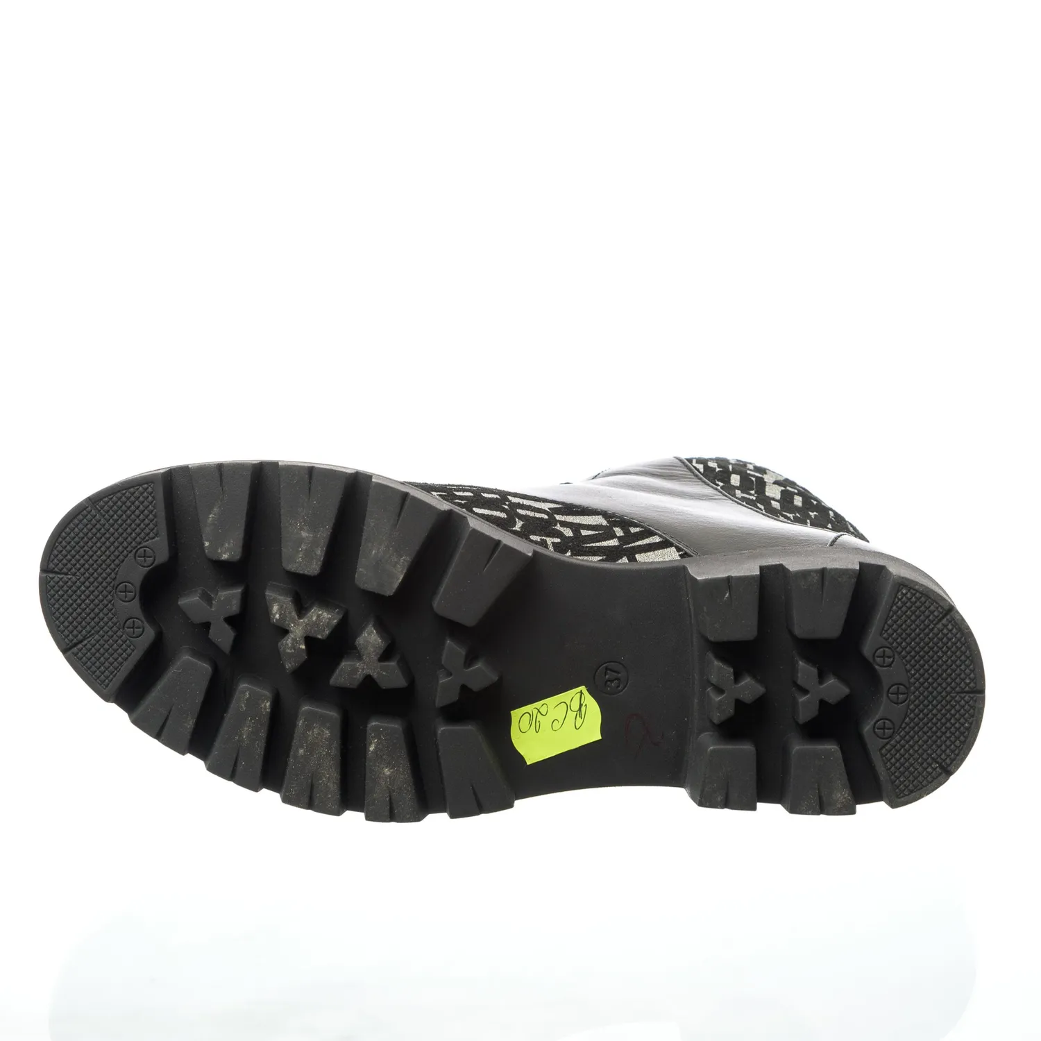 Catinca Shoes Negru Box Scris BC20 NBS bocanci dama negri piele
