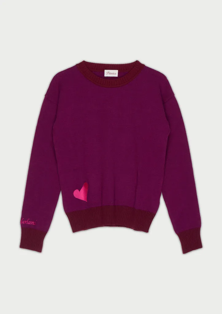 Flagelus Dormouse Jumper pulover visiniu burgundy