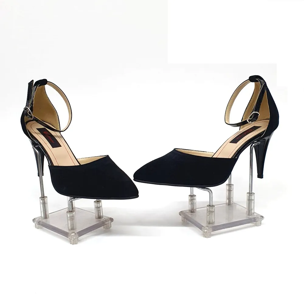 Catinca Shoes D19 NA sandale dama piele negru antilopa