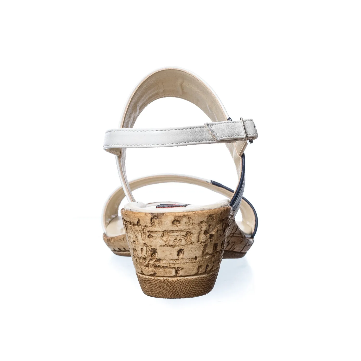 Catinca Shoes E8 AB sandale piele alb bleu