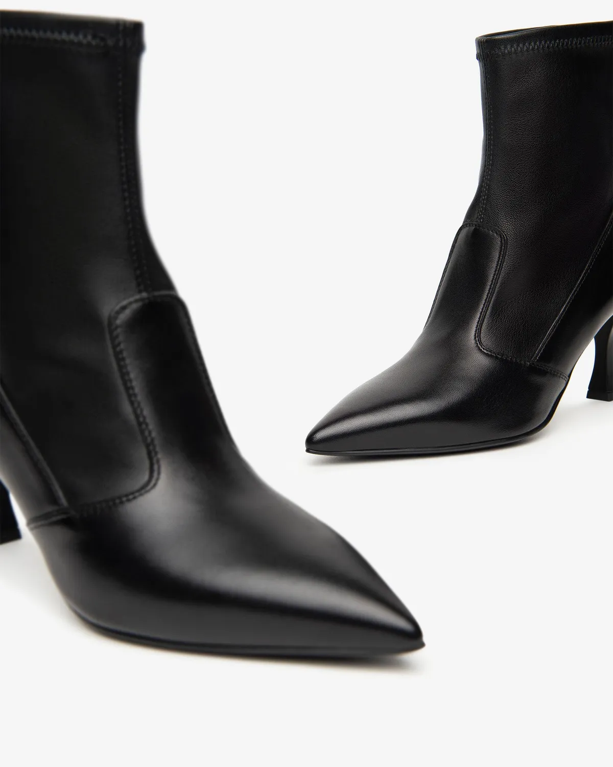 NeroGiardini botine dama piele toc 75 mm negre