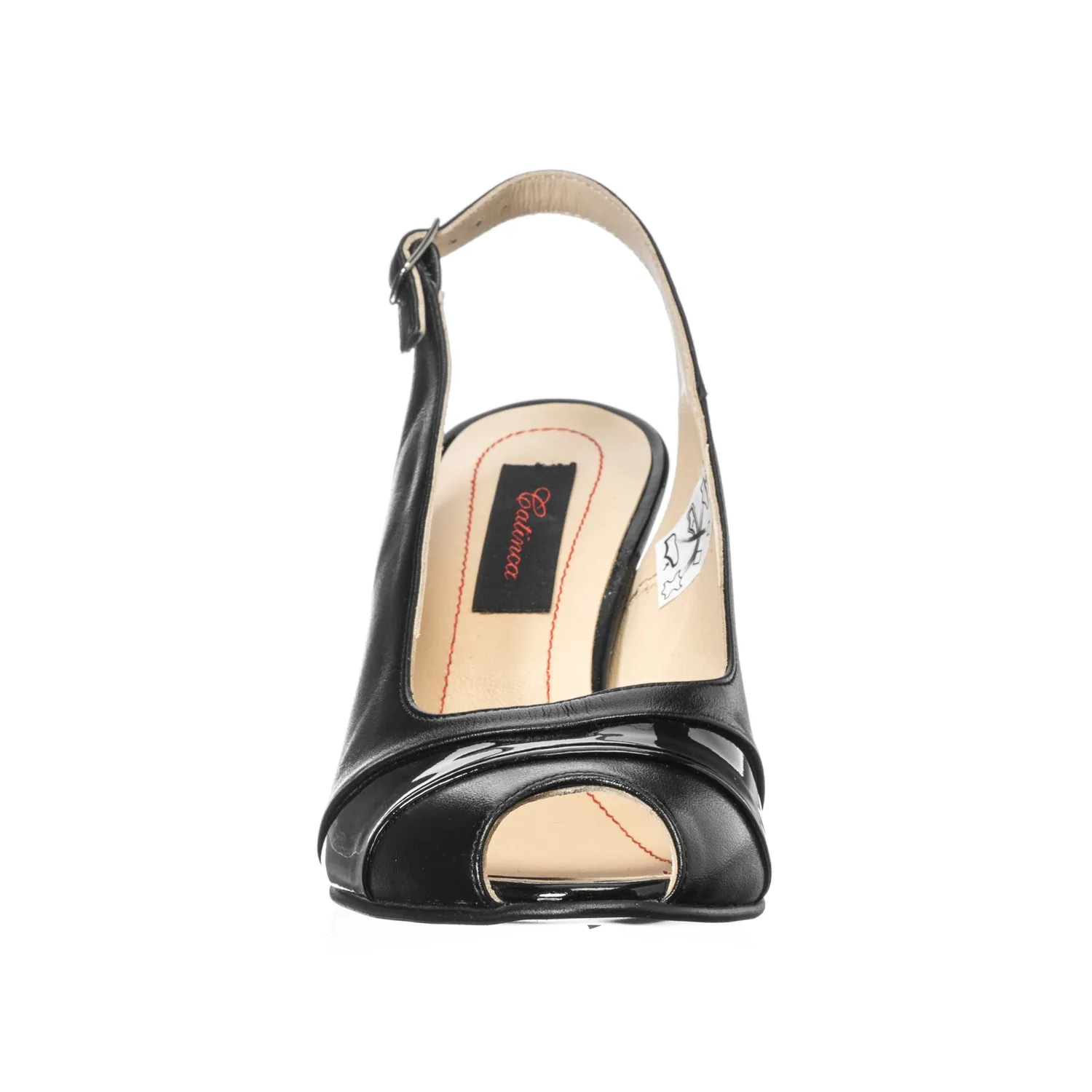 Catinca Shoes R9 NL sandale dama piele negru lac