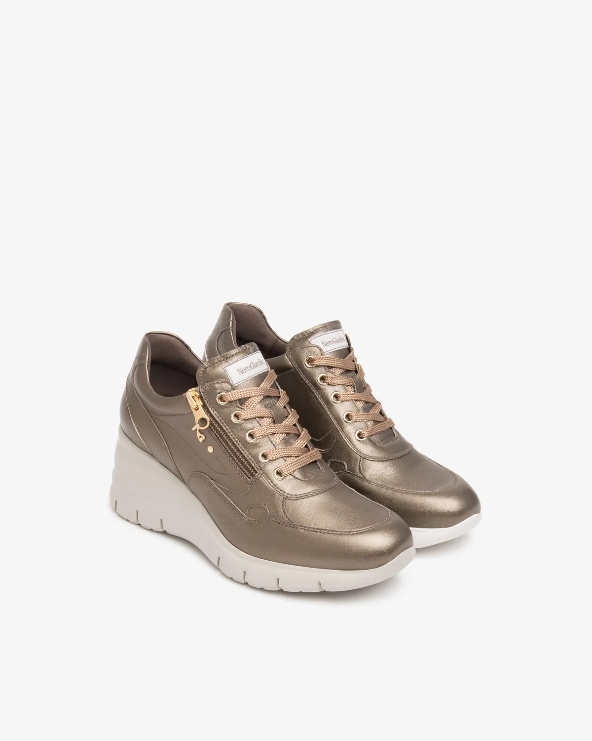NeroGiardini sneakers piele dama platforma 60mm