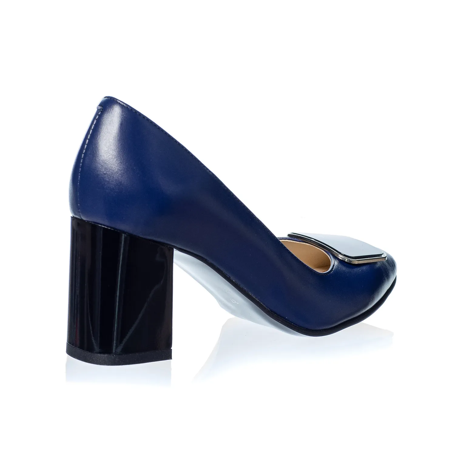 Catinca Shoes A25 B pantofi dama piele albastra box