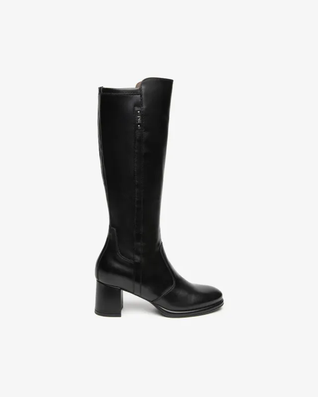NeroGiardini cizme piele dama toc 60 mm