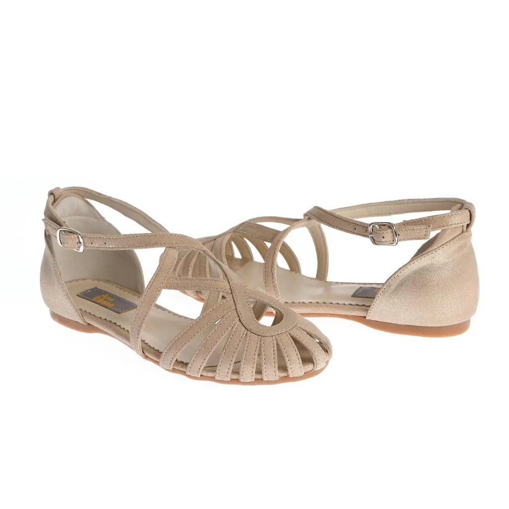 Ana Urbana Shoes Toronto sandale auriu deschis