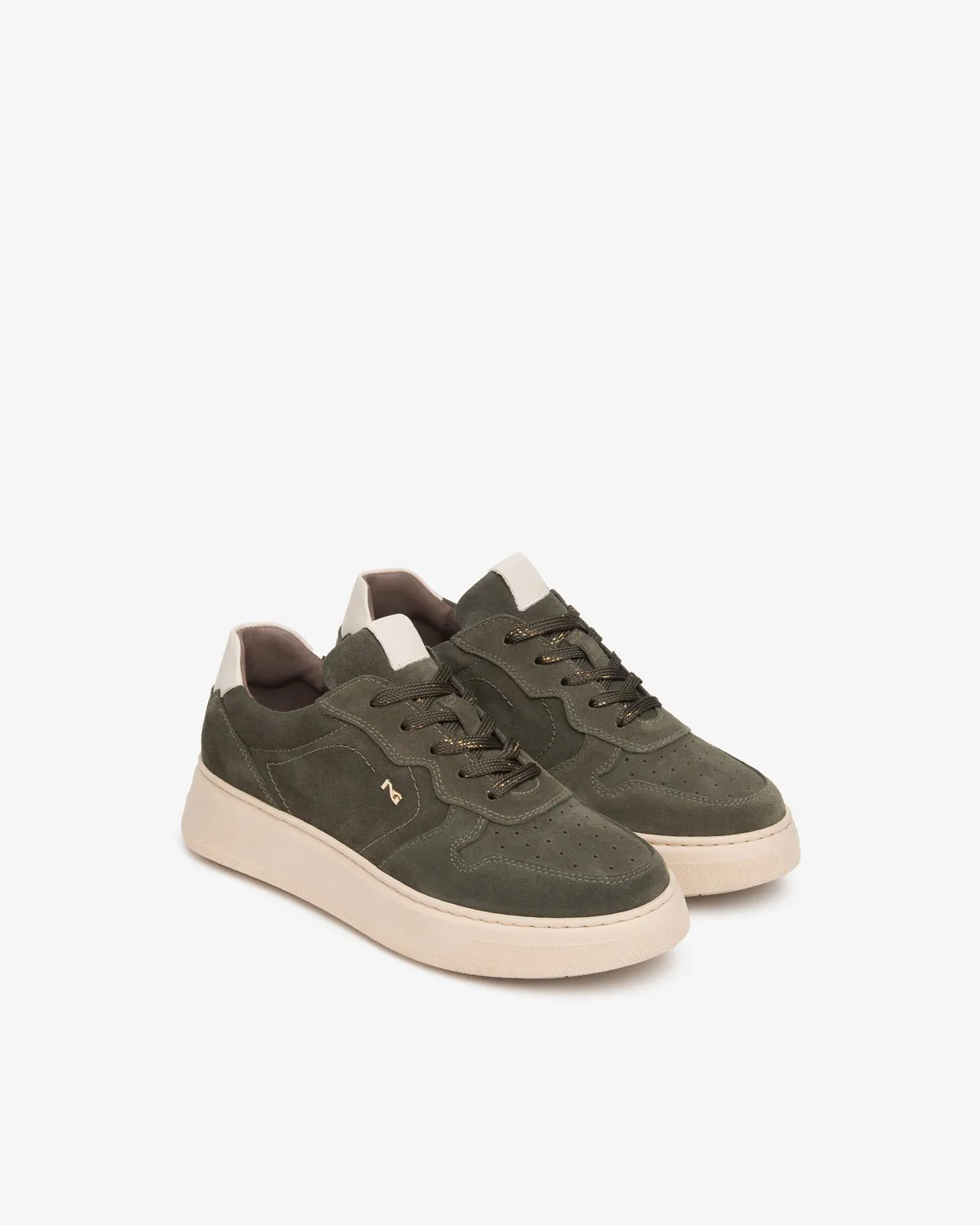 NeroGiardini sneakers damă piele întoarsă platformă