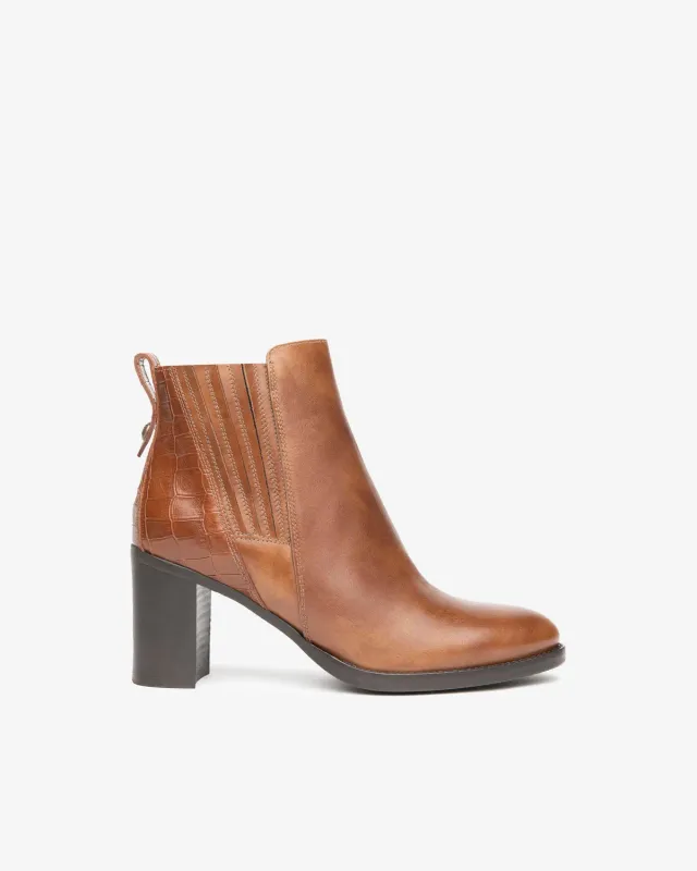NeroGiardini ghete dama piele toc 7,5 cm elegante