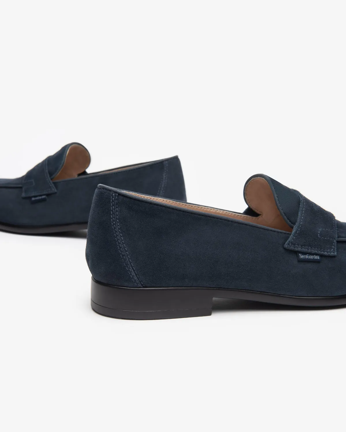Mocasini barbati piele intoarsa NeroGiardini office