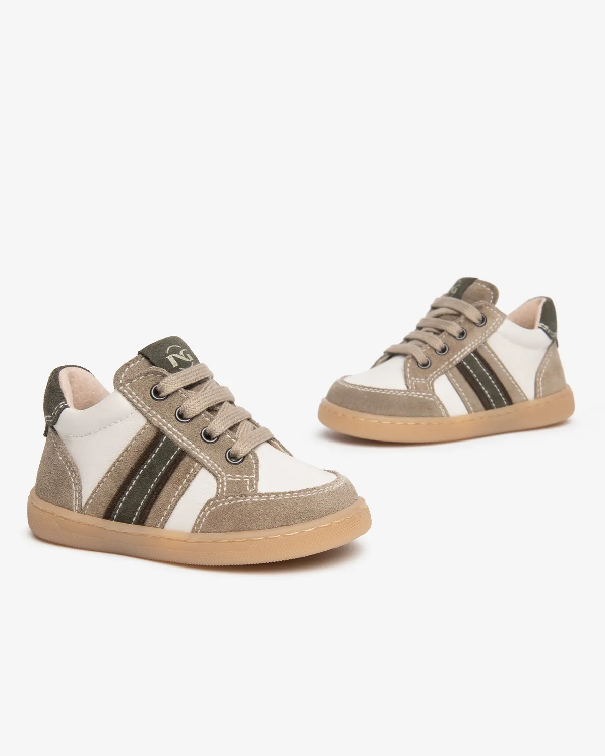 NeroGiardini Junior sneakers piele baieti cu fermoar