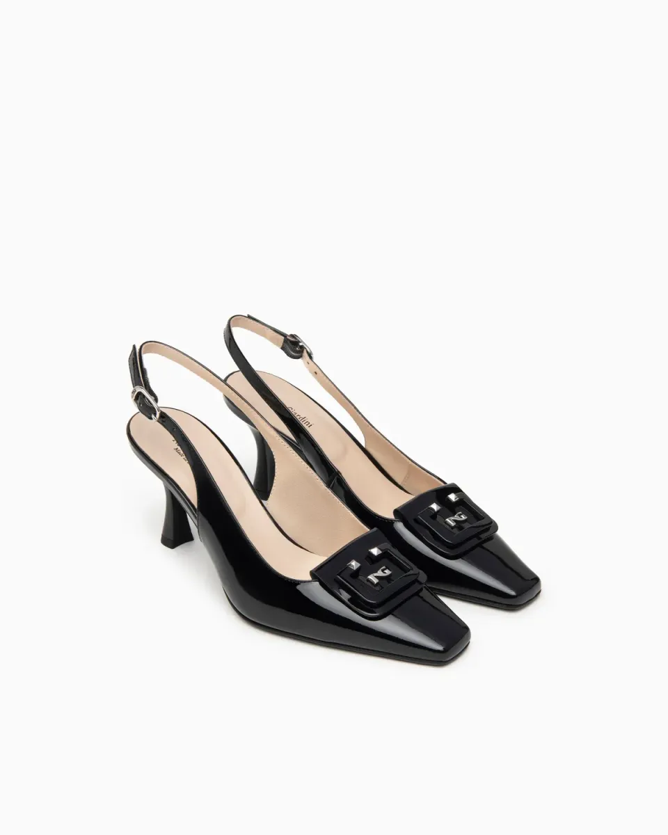 NeroGiardini pantofi dama lac slingback