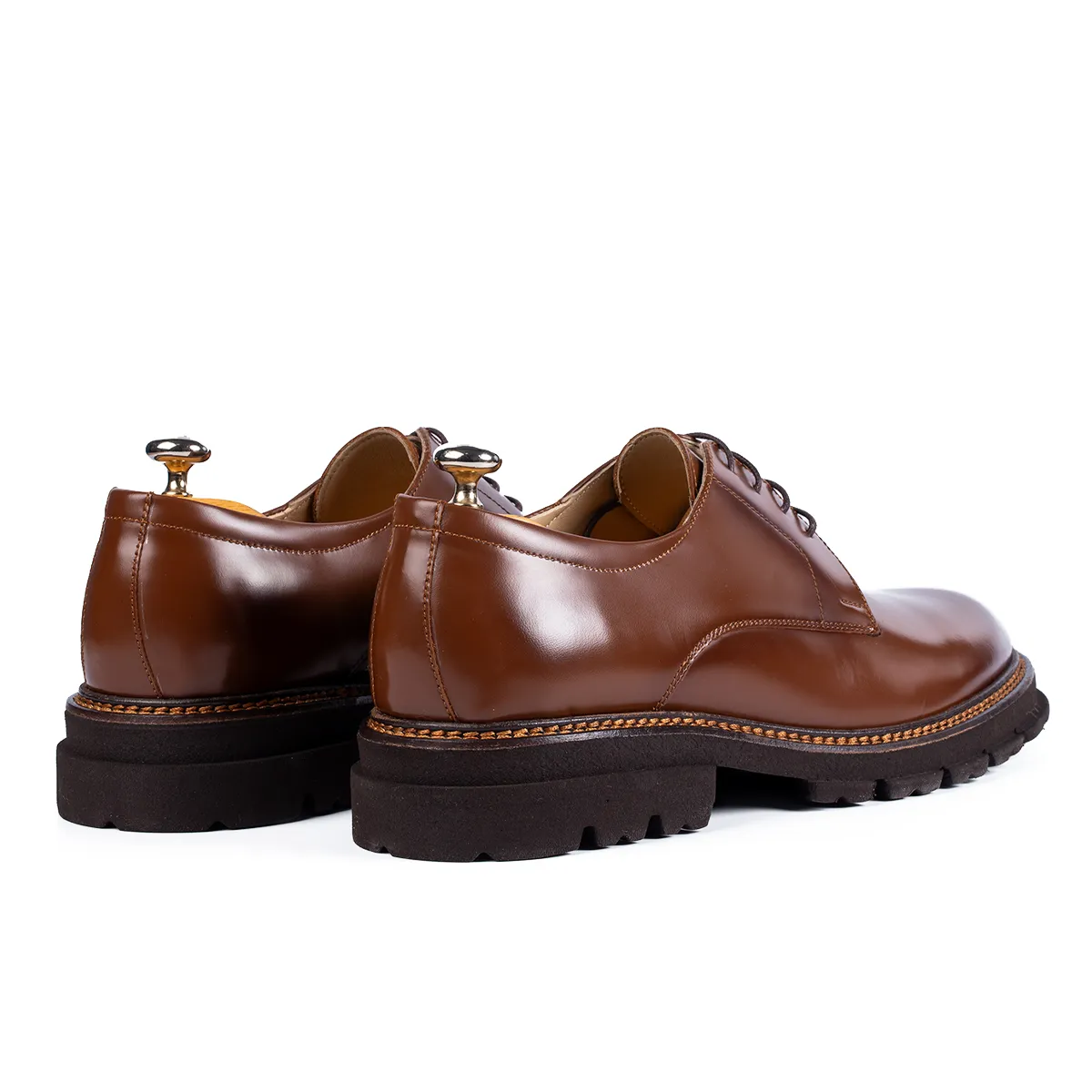 Lucas Shoes Elegant 346 pantofi ukr maro lac piele naturala