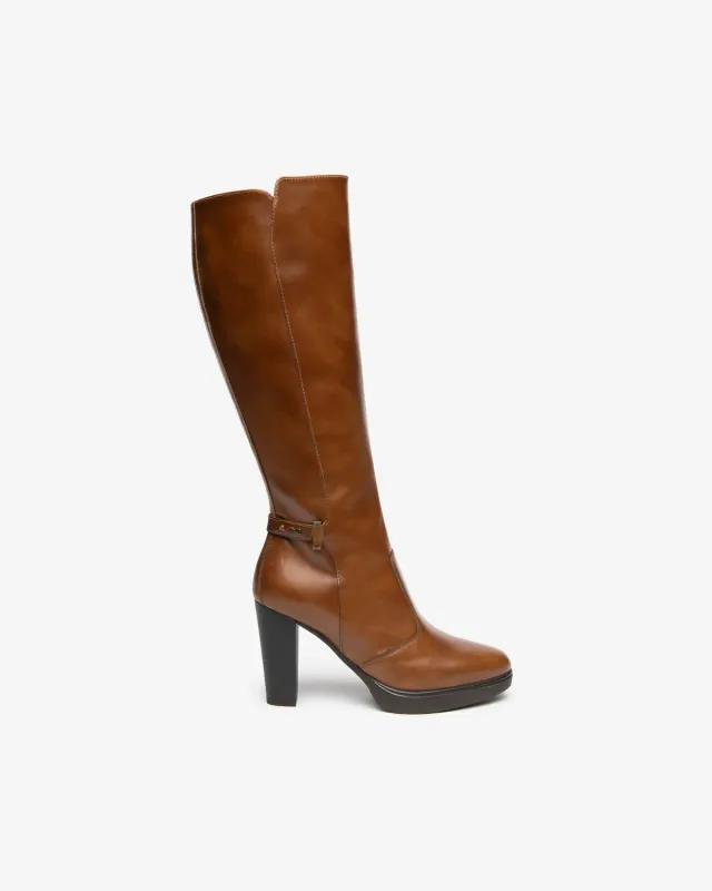 NeroGiardini cizme dama piele toc 9 cm
