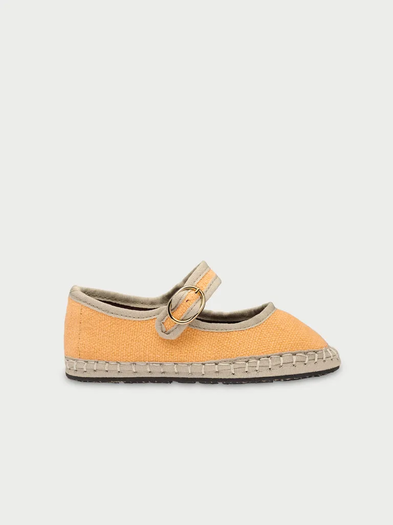 Flagelus Camille Kids pantofi piersica in catarama