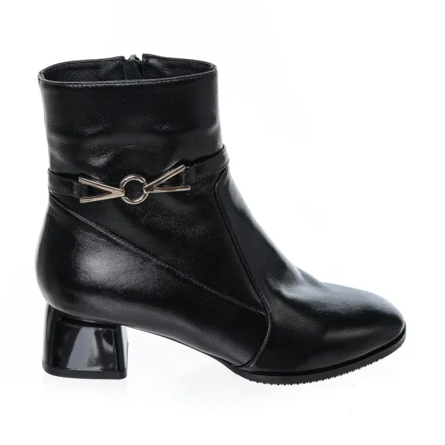 Catinca Shoes GX72 NB ghete dama piele negru box