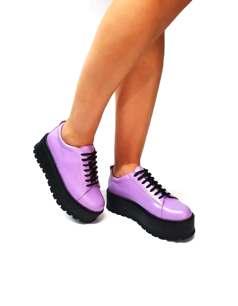 Catinca Shoes X3 L pantofi dama piele naturala lila