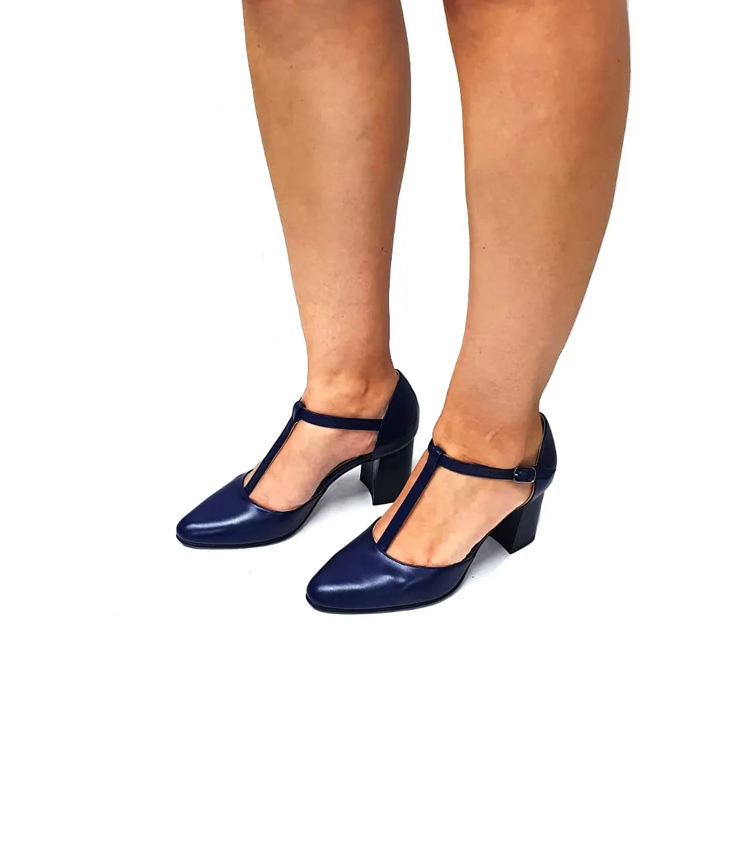 Catinca Shoes D13 BB sandale dama piele naturala bleumarin box