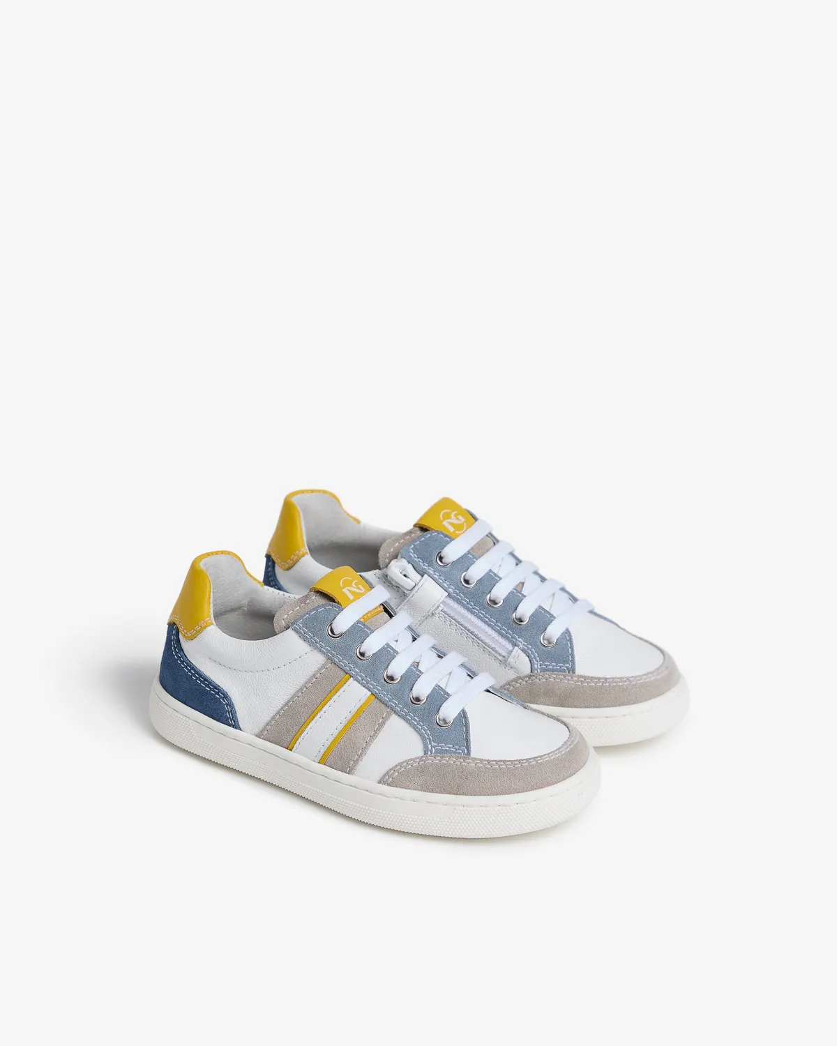 NeroGiardini sneakers baieti piele cu velcro DryGo