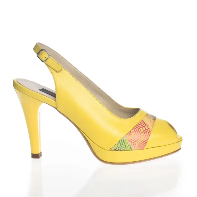 Catinca Shoes R9 G sandale dama piele galben