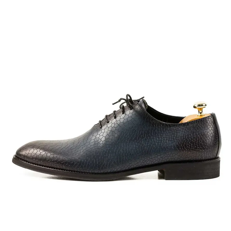 Lucas Shoes Elegant 715 Blue pantofi piele