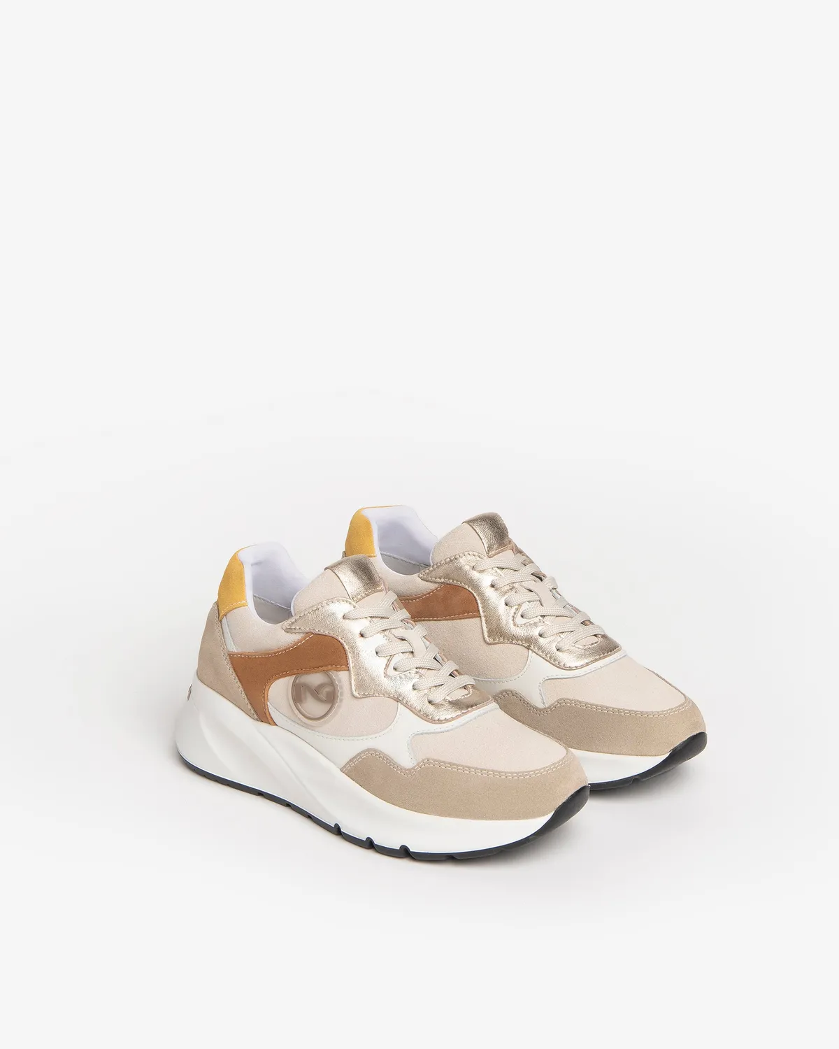 NeroGiardini sneakers dama piele si piele intoarsa