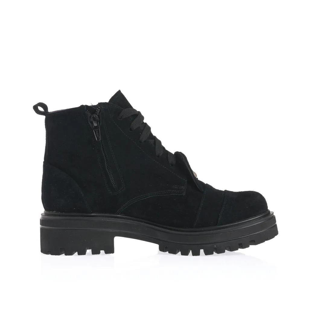Ana Urbana Shoes Corina ghete negre platforma joasă