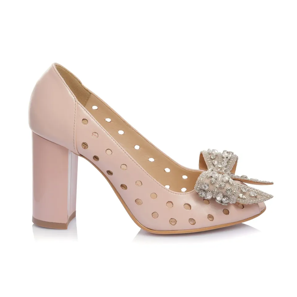 Catinca Shoes F23P Nude sandale piele naturală