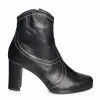 Catinca Shoes GX27 ghete dama negru box piele naturala