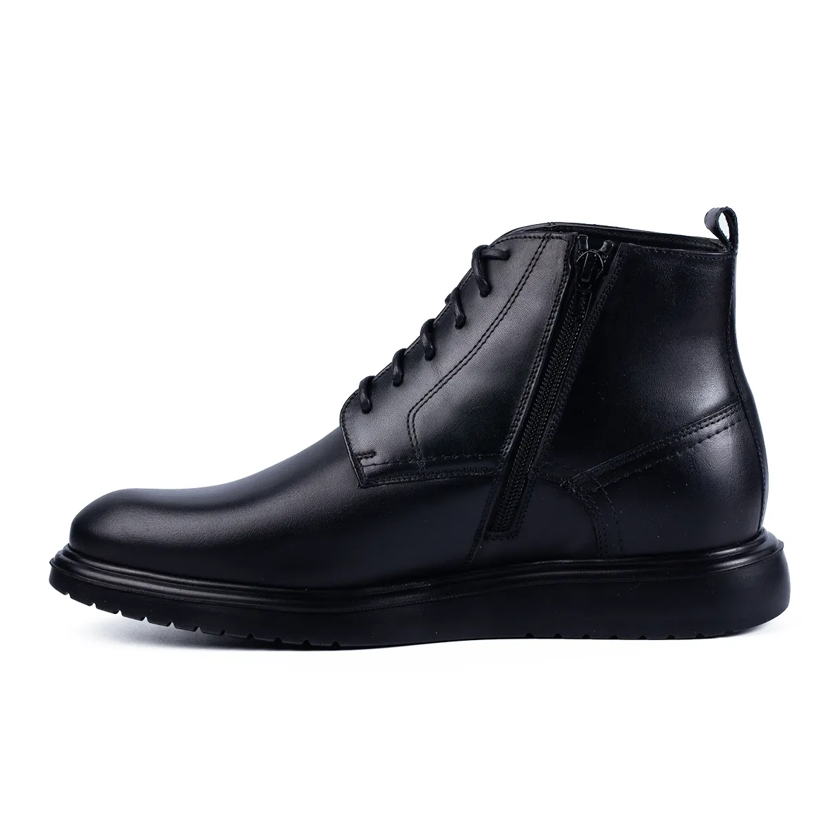 Lucas Shoes 600 ghete barbati negru piele iarna