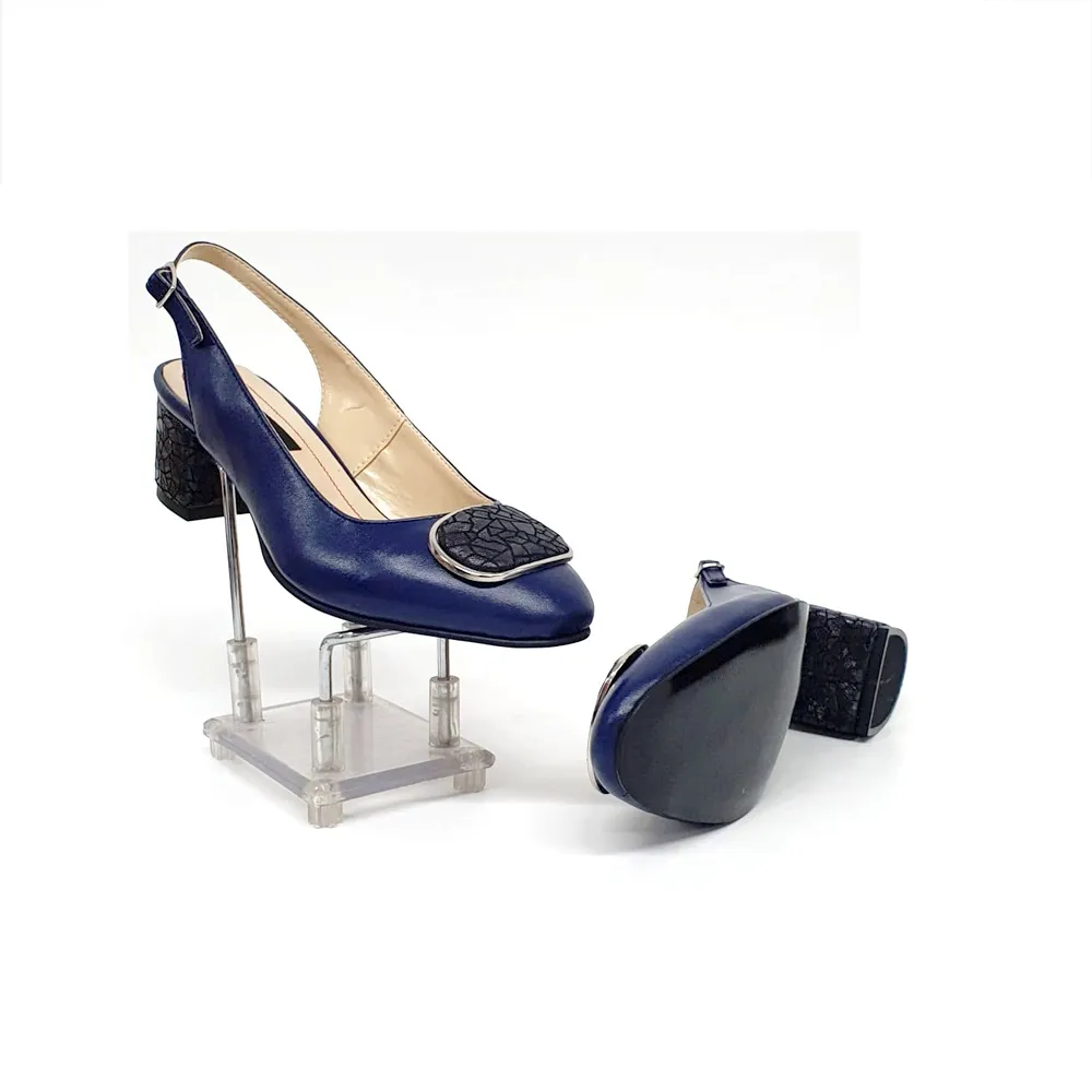 Catinca Shoes D21 BBC sandale dama piele albastru