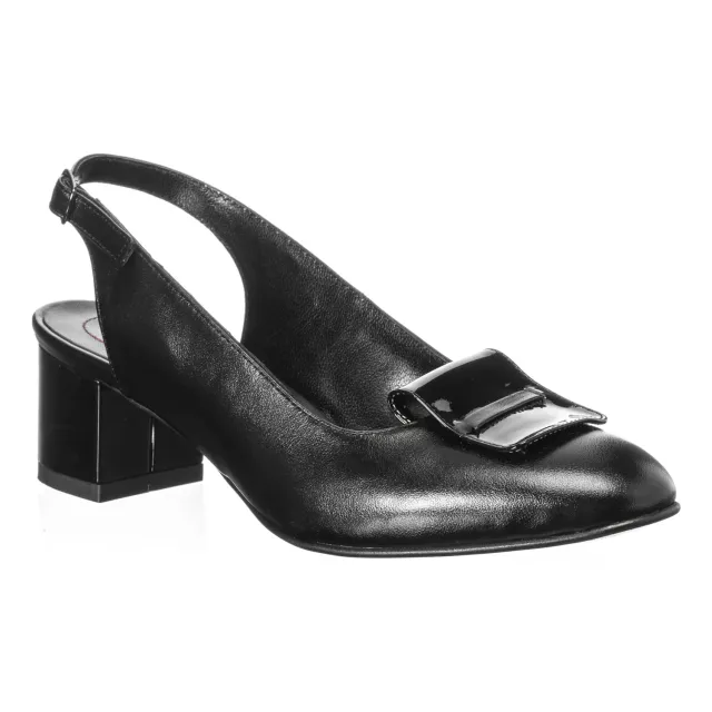 Catinca Shoes A85 NL sandale dama piele lac negru