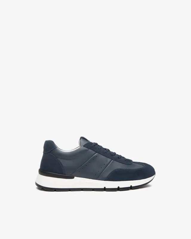 NeroGiardini sneakers piele și piele întoarsă bărbați