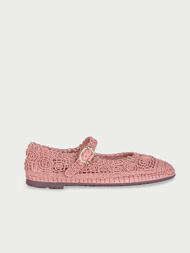 Flagelus Kyra Breeze Pink pantofi mary jane roz