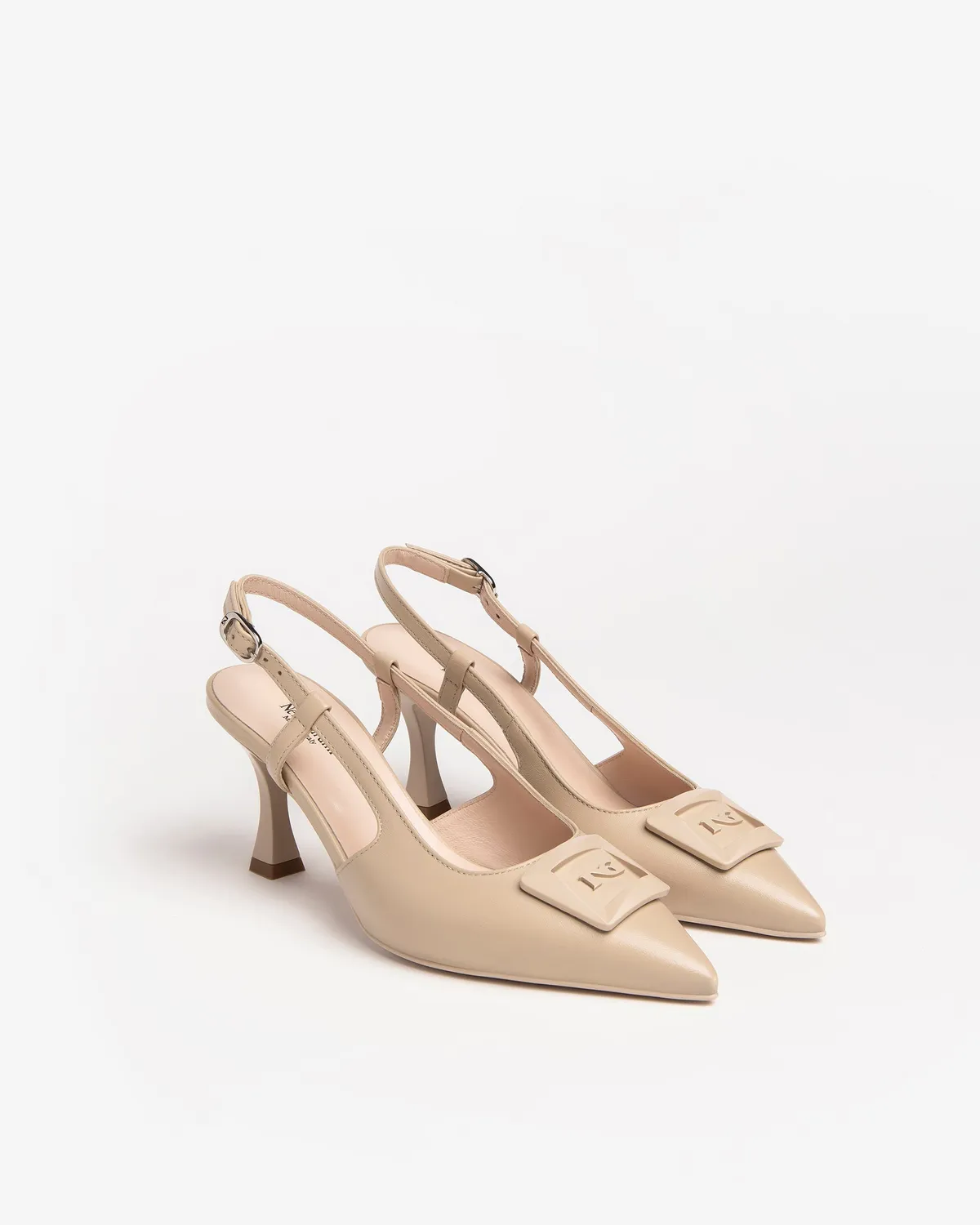NeroGiardini pantofi piele dama slingback toc