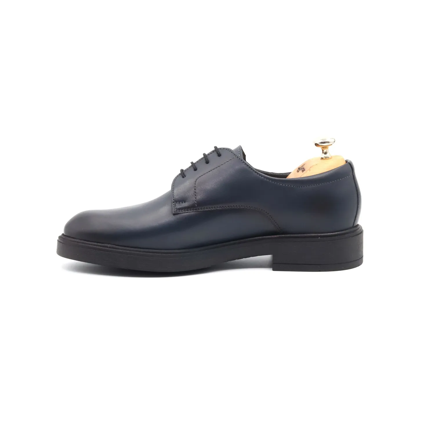 Lucas Shoes 346 Casual pantofi piele aldi blue talpă ușoară