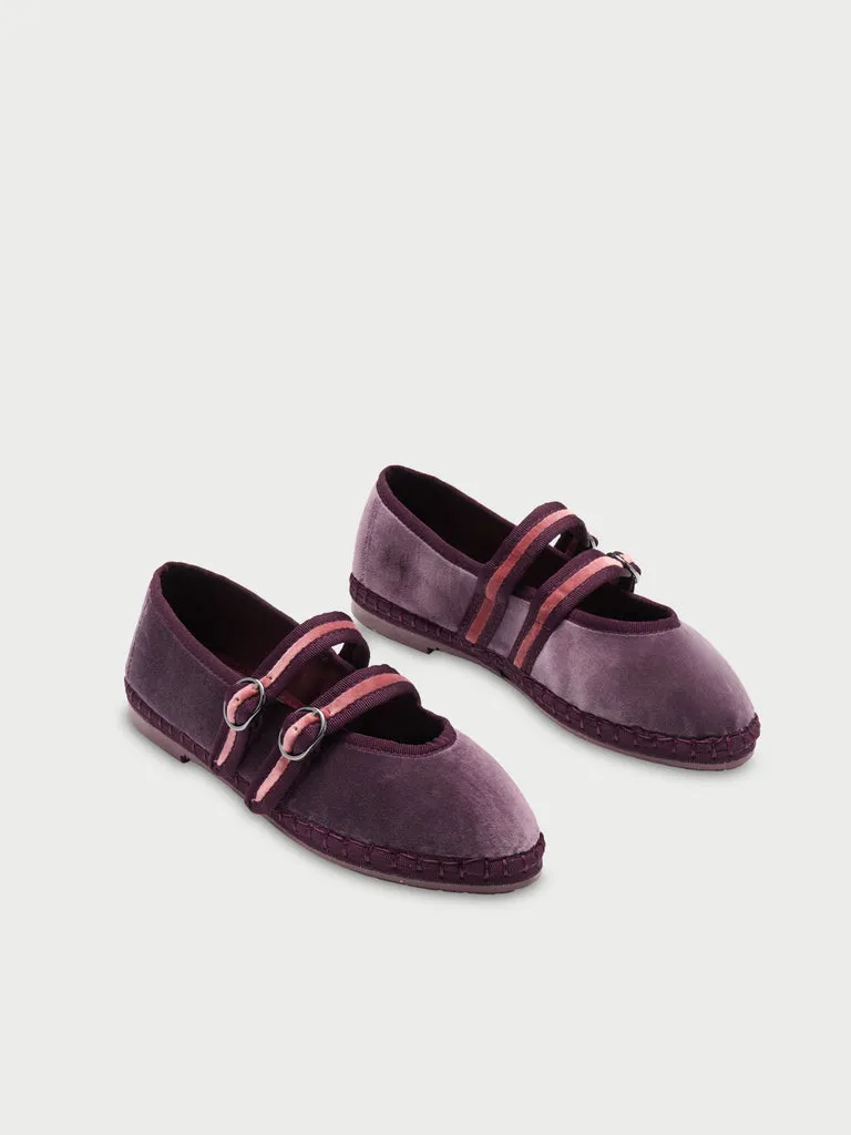 Flagelus Claire Amethyst pantofi Mary Jane mov