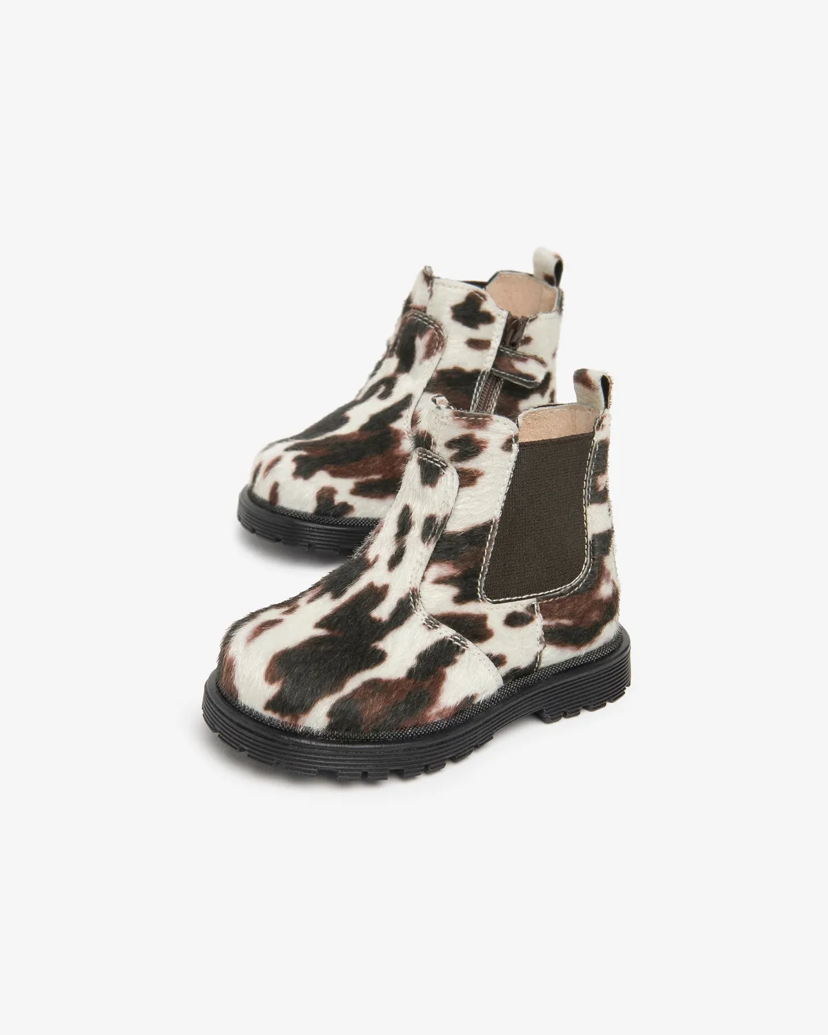 NeroGiardini Ghete Chelsea Fete Animal Print Toamnă-Iarnă