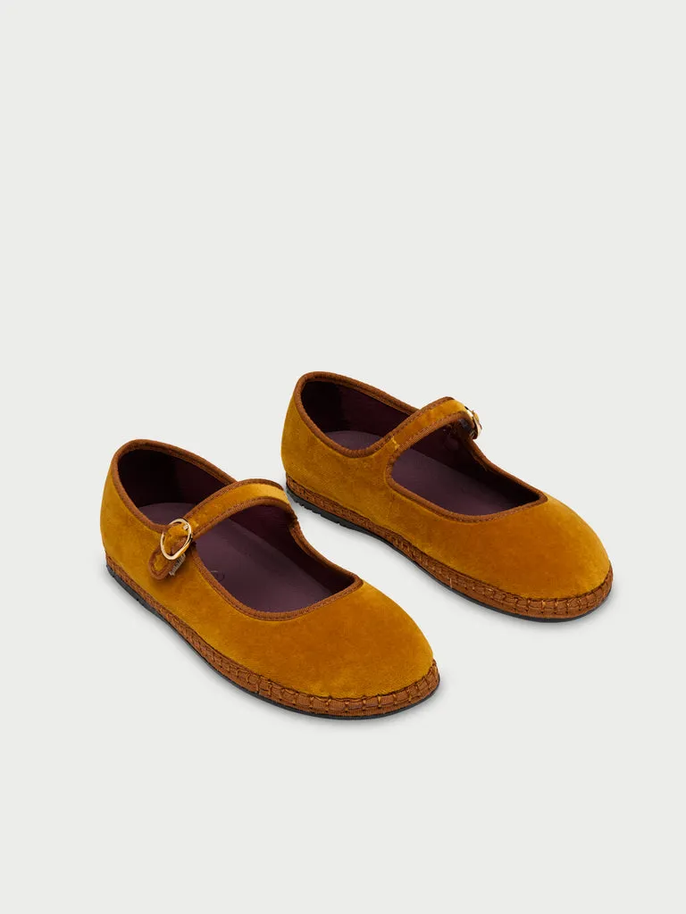 Flagelus Cinderella Amaranta pantofi Mary Jane muștar