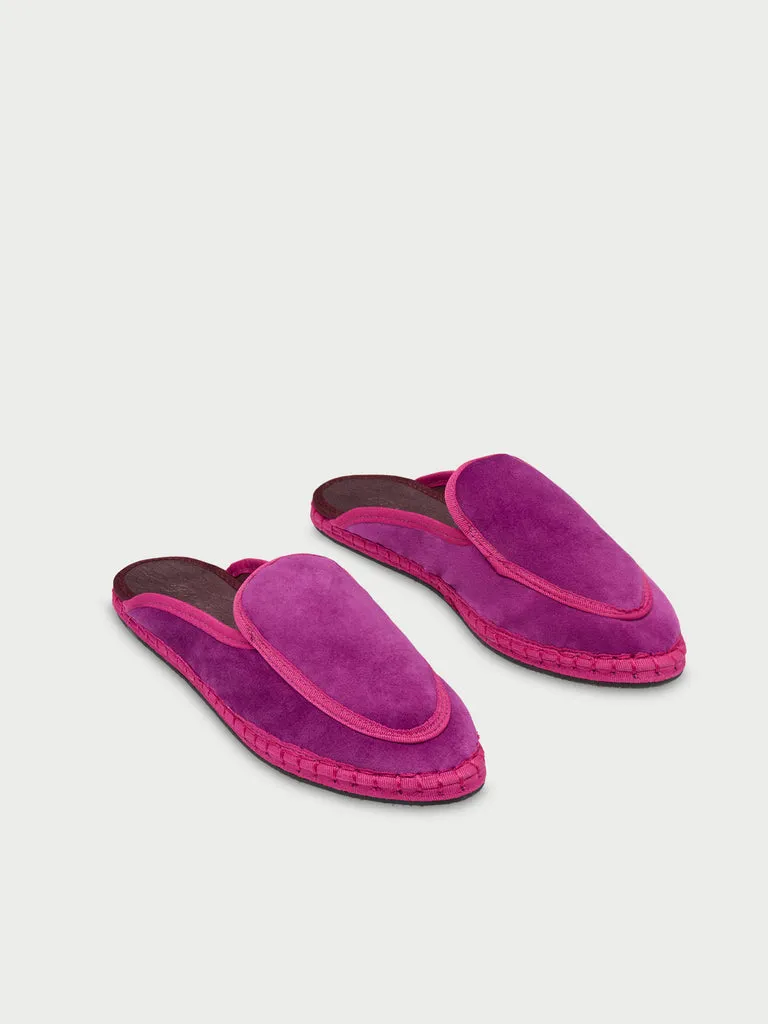 Flagelus Bruna Magenta pantofi belgian catifea magenta