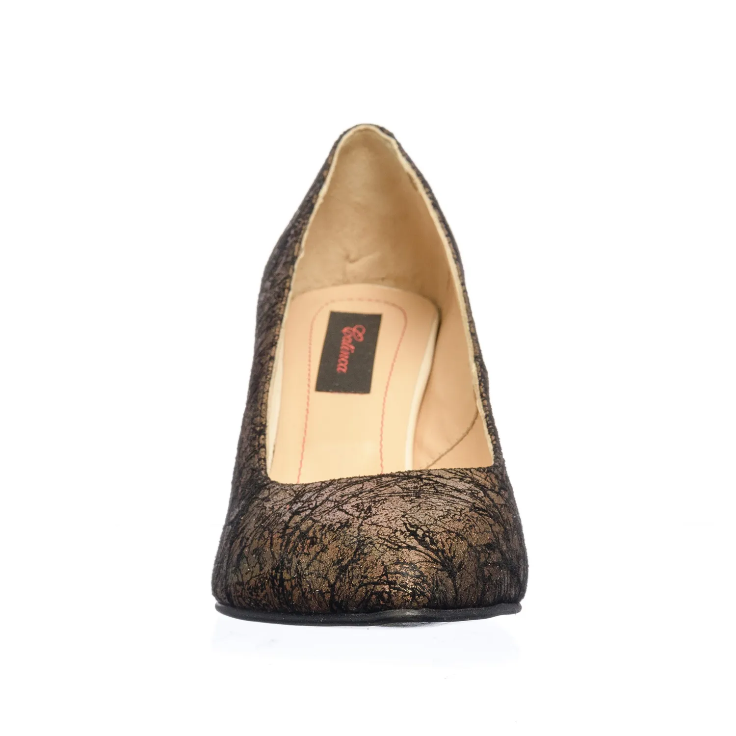 Catinca Shoes A9 MS pantofi piele naturala maro straveziu